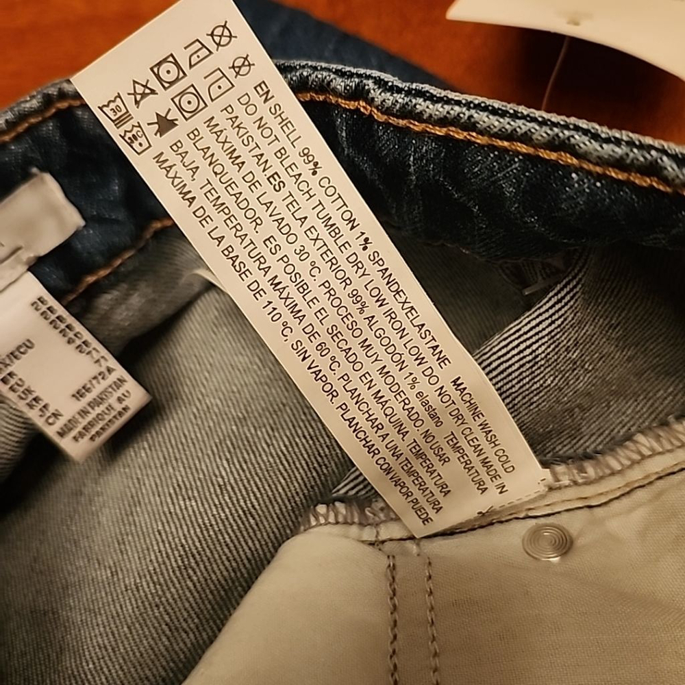 Size 24 Forever 21 Flare Embroidered Jean - Picture 3 of 9